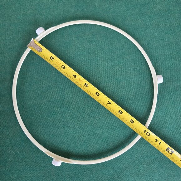 13.5-inch Glass Turntable Tray w/Turntable Ring from GE Microwave - Picture 7 of 8